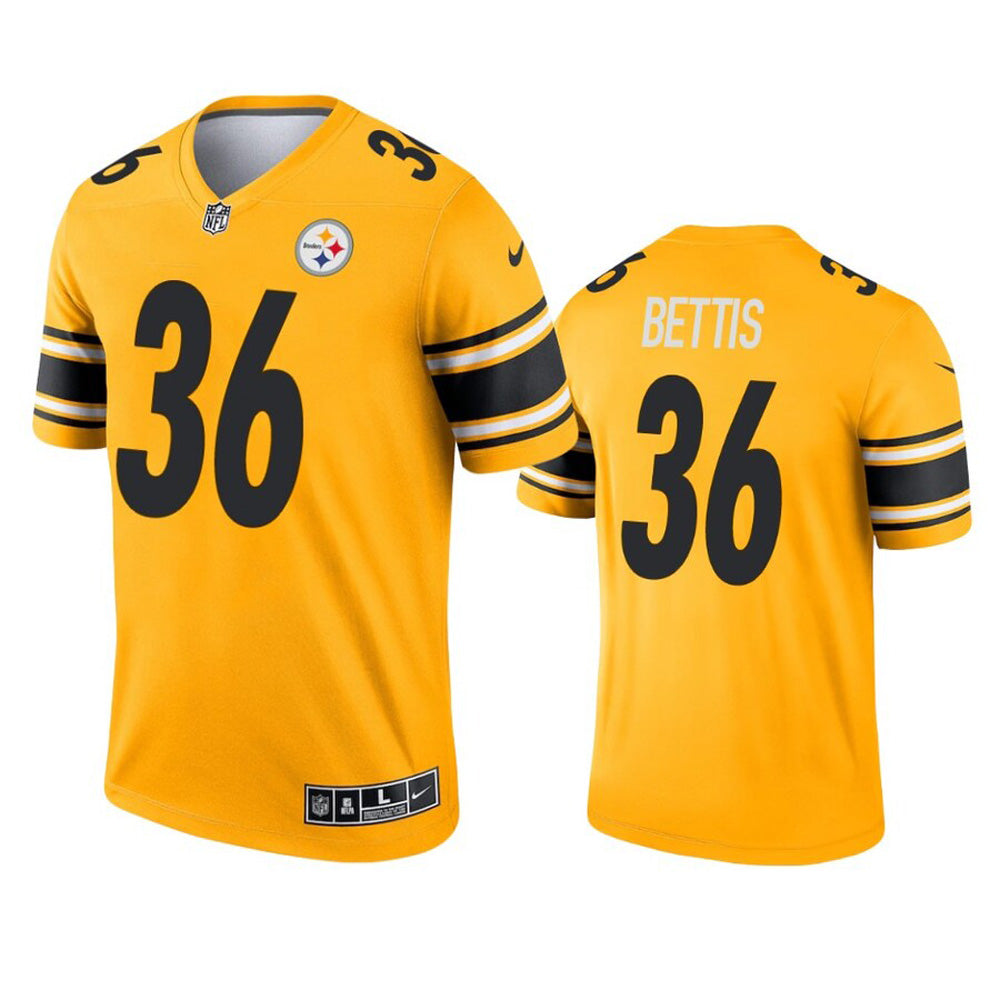 Youth Pittsburgh Steelers Jerome Bettis Inverted Legend Jersey - Gold